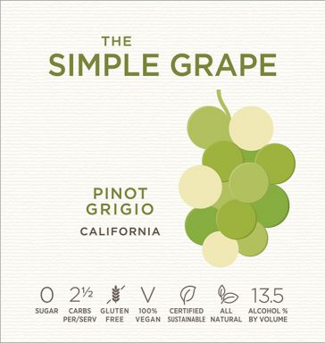 Logo for: The Simple Grape Pinot Grigio