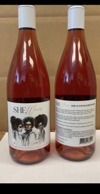 Logo for: SHE WINES 2020 Organic Hibiscus Rosé She Is Extraordinary 