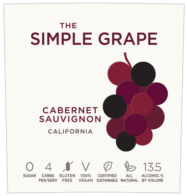 Logo for: The Simple Grape Cabernet Sauvignon